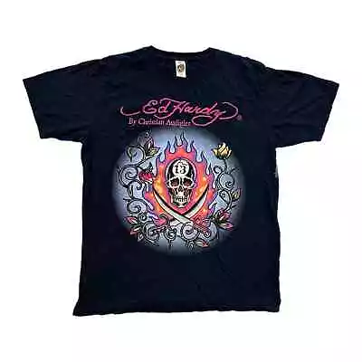 Vintage Ed Hardy Shirt Men’s XL Tiger Tattoo Christian Audigier Y2K Streetwear • $99.99