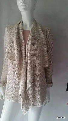 Marc O'Polo Knit Cardigan With Shawl Collar Ladies Beige Size L (ca.Gr.42) New ( • £78.28