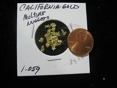 California Gold 1.059 Grams Multiple Nuggets Very High Purity • $96.99