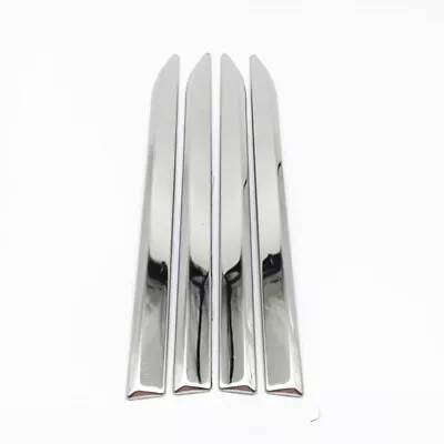 4Pcs Stainless Steel Front Side Fender Cover Chrome Universal Fit For Car SUV • $17.90