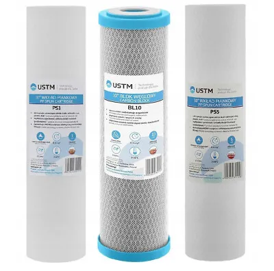 £11.45 • Buy USTM Reverse Osmosis RO Unit Filter Kit Set Sediment Carbon Block - 48 Tracked
