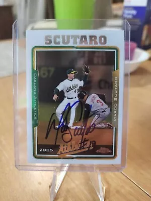 2005 Topps Chrome Marco Scutaro Ip In Person Auto Signed Card • $11.84