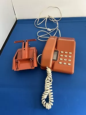 Viscount Telephone - Orange - Unit And Wall Mount • £25