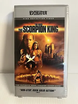 DVHS HD D-VHS Movie D Theater DVHS - The Scorpion King With Dwayne Johnson • $139.99