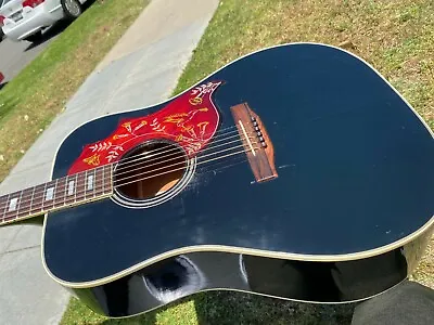 $2495 • Buy 1978 Gibson Hummingbird Custom Ebony Black Kalamazoo