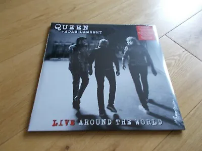 $72.13 • Buy Queen Adam Lambert ‎Live Around The World Double LP RED Vinyl - BRAND NEW SEALED