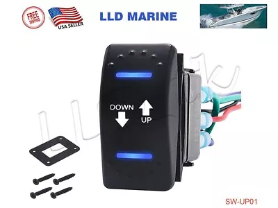 Tilt Up Down Switch Rocker Momentary Actuator Control Switch For Marine Boat • $21.50