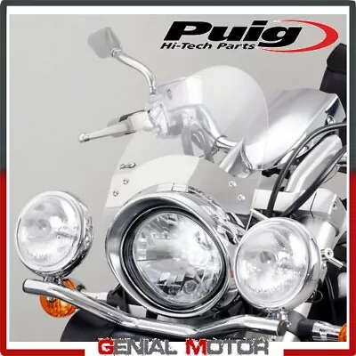 Puig Windshield Transparent 0444w Kawasaki Vn 1600 Mean Streak 2004 / 2008 • $85.27