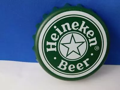 Heineken Vintage Beer Bottle Opener Fridge Magnet Sign Brewery Bar Advertising • $13.79