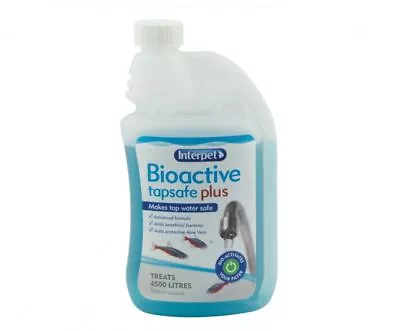 Interpet Aquarium Bioactive Tap Safe 500ml Dechlor Water Conditioner Aloe Vera • £13.20