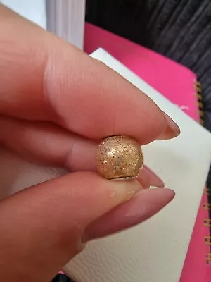 £12.50 • Buy Pandora Genuine Charm Bead Be Golden Shimmer