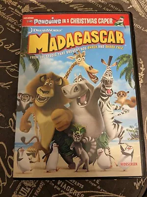 Madagascar (DVD 2005 Widescreen) Includes Penguins In A Christmas Caper Short • $1