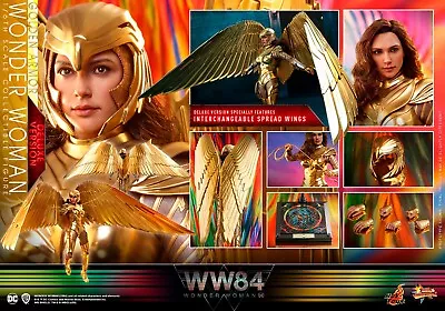 Hot Toys Wonder Woman Golden Armor (Deluxe Version) - Super Mint Condition • £229.99