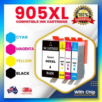 $27.50 • Buy Compatible 905XL Ink Cartridges For HP Officejet Pro 6950 6956 6960 6970 Printer
