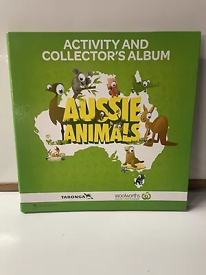 Woolworths Aussie Animals Activity Collector Card Complete Full Set Green Album  • $25