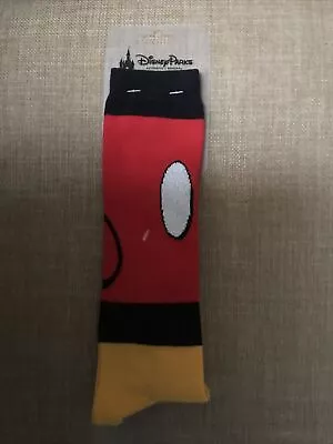 NWT Disney Park Unisex Adult Mickey Mouse Outfit Crew Socks • $19.95