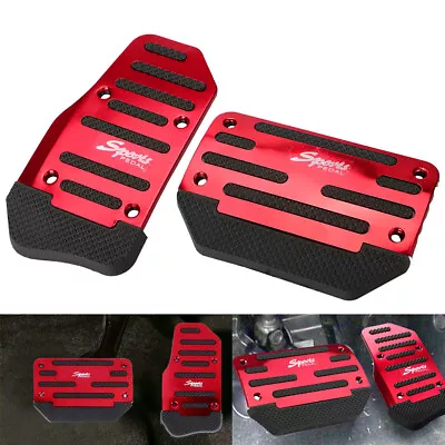 Manual Car Auto Truck Nonslip Brake Clutch Pedal Cover Foot Rest Red 5.9x3.2  • $17.99