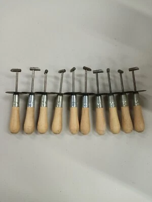 $34.99 • Buy VINTAGE LOT OF 10 LUTZ FILE & TOOL CO. Made In USA