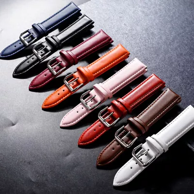 £1.25 • Buy 12-22mm Leather Watch Strap Bracelet Replacement Buckle Wrist Band Accessories