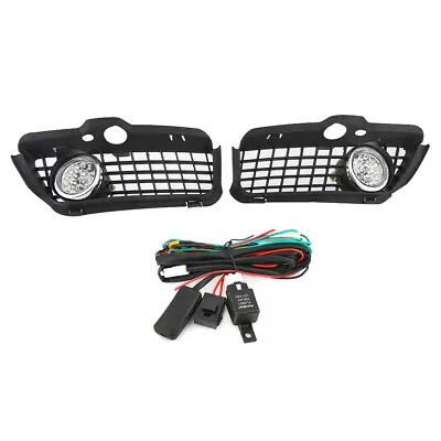 For VW Golf MK3 Jetta Cabrio 1992-1998 Front Bumper Grille + Fog Light Bulb Lamp • $38.99