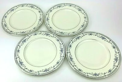 Set Of 4 Minton Bone China Bellemeade 10-5/8  Dinner Plates England • $29.95