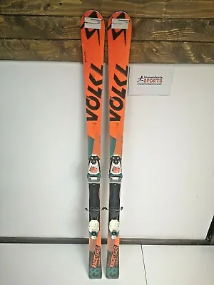 Völkl Racetiger Speedwall 156 Cm Ski + Marker Race 10 Bindings Winter Fun Snow • $169.99