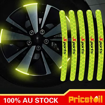 20PCS Reflective Car Wheel Hub Decal Tire Rim Strip Luminous Sticker Accessories • $5.99