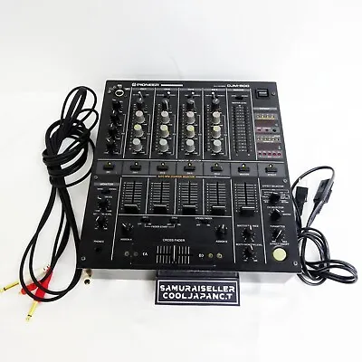 $354.99 • Buy Pioneer DJM-500 DJ Mixer Model 4-Channel AC100V 27W JAPAN BLACK MODEL