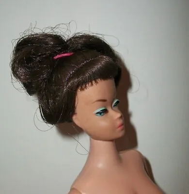 £162.65 • Buy 1960s Vintage Ponytail W Bangs Brunette Wig For Fashion Queen Barbie Geisha B1