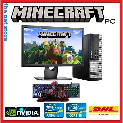 Gaming PC Bundle Core I5 I3 Desktop Computer 16GB RAM 1TB HDD SSD TFT Win10 WiFi • £179.99