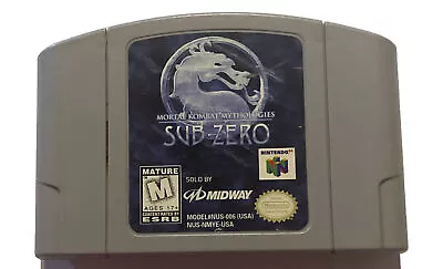 Mortal Kombat Mythologies: Sub-Zero (Nintendo 64 1997)  Authentic N64 • $25