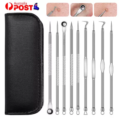 $5.65 • Buy 9pcs Blackhead Remover Extractor Tool Pimple Blemish Popper Comedone Kit Clip