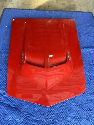 1968-1972 Corvette C3 Fiberglass Hood W/Latches Red OEM 427 Big Block #3205E • $1699.99