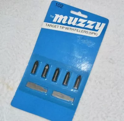 Muzzy #102 Madador-II Target Tips With Fullers For 150gr Head - New 5 Pack • $5