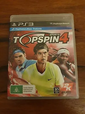 $14.95 • Buy TOP SPIN 4 - PlayStation 3 PS3 Game - With Manual - VGC
