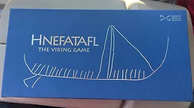 Hnefatafl The Viking Game Board Game Resin Pieces Linen Board - Complete NIB • $42.14