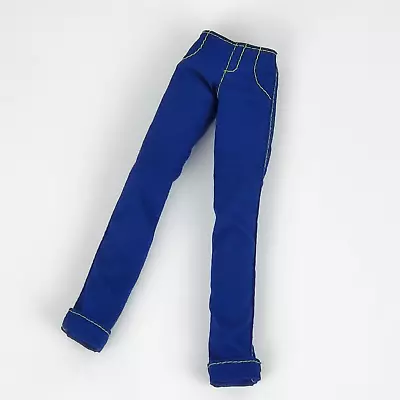 Monster High - Heath Burns - Home Ick - Blue Jeans Pants With Yellow Stitch Only • $12.49