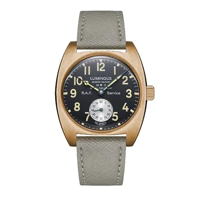 MERKUR Mens Luxury Watches Bronze Watch Manual Wind Mechanical Wristwatch M01D • $149