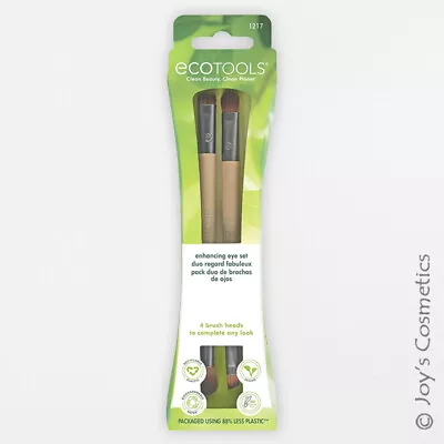 1 ECOTOOLS Makeup Brush - Eye Enhancing Duo Set   ET-1217   *Joy's Cosmetics* • $5.59