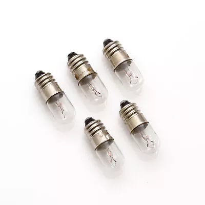 5 X 12V 3W 250mA 0.25A E10 10x28 / Bulb Lamp / Lamp Bulb / Scale Lamps • £5.94