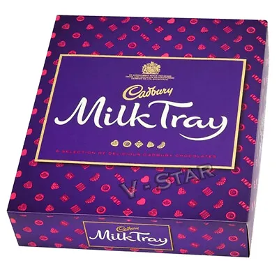 CADBURY MILK TRAY ASSORTED CHOCOLATE SELECTION BOX 360g (1/2/3) BOXES ORIGINAL • £14.66