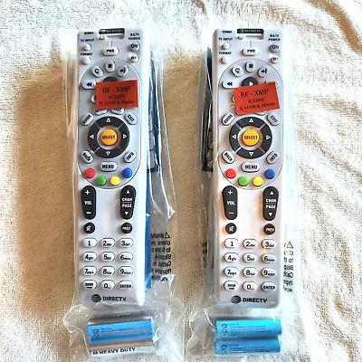 Directv Rc66rx / Lot Of 2  Ir/rf Universal Remote Controls / Batteries Included! • $17.49