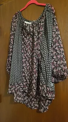 Plus Size Maurices Paisley Sheer Top Size 3X • $20