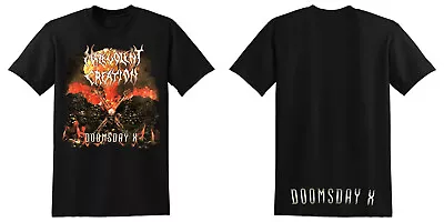 MALEVOLENT CREATION Cd Cvr DOOMSDAY X Official SHIRT LAST SM New OOP Retribution • $26.99