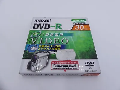 Maxell DVD-R Camcorder Mini 30 Min 1.4 GB • $8.99