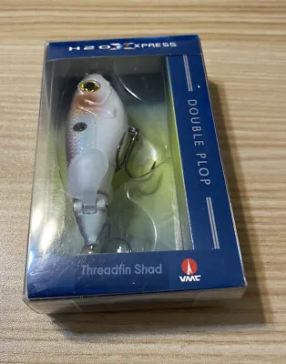 H2O Xpress Double Plop Threadfin Shad Lure Swimbait Brand New Free Shipping • $10