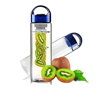 Fruit Infusion Water Bottle | BPA Free Tritan Plastic Non-toxic Blue • $8