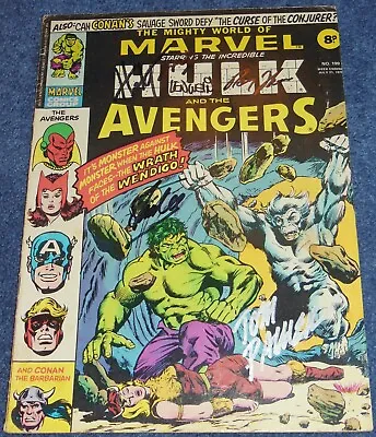 $579.99 • Buy Hulk #181~mighty World Marvel #199~signed Stan Lee & Trimpe~thomas~wein~palmer