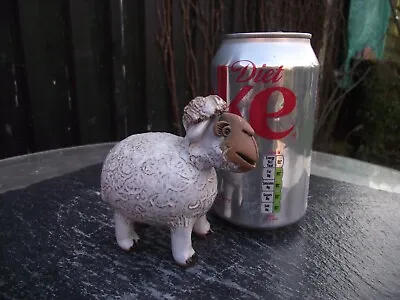 Quirky Pottery Sheep Ewe Ram Lamb Figurine Ornament • £7