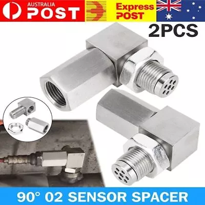 2X 90° Oxygen O2 Sensor Spacer Extender Adapter Extension Catalytic Converter AU • $29.49